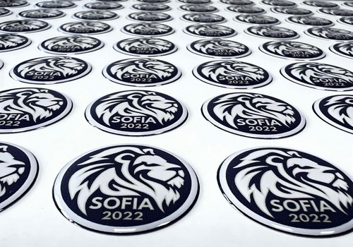 Autocolante rotunde Sofia 2022